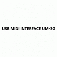 USB MIDI Interface UM-3G Logo download