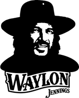 Waylon Jennings and Bust Logo download