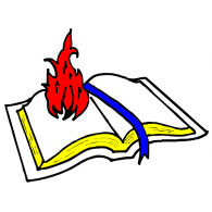 Flaming Bible Logo download