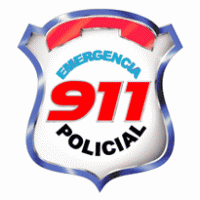 911 Emergencia Policial 3D Logo download