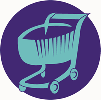 carrinho de supermercado Logo download