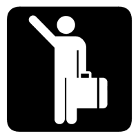 ARRIVING FLIGHTS AIRPORT SIGN Logo download