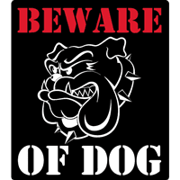 BEWARE OF DOG SIGN Logo download
