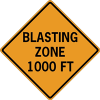 BLASTING ZONE 1000 FT Logo download