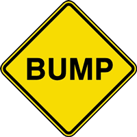 BUMP ROAD SIGN Logo download