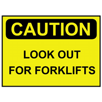 CAUTION LOOK OUT SIGN Logo download
