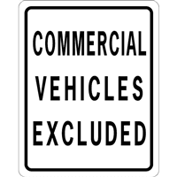 COMMERICAL VEHICLES EXCLUDED Logo download
