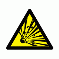 Danger - Explosive! (colour) Logo download