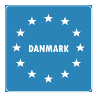DENMARK EU ENTRY ROAD SIGN Logo download