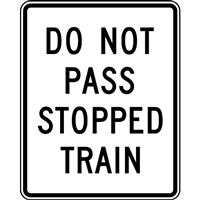DO NOT PASS STOPPED TRAIN Logo download