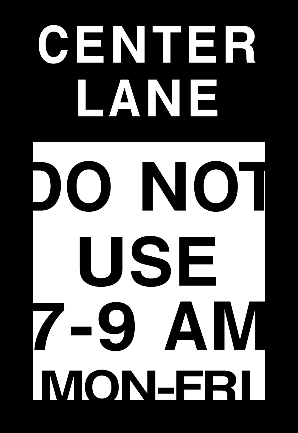 DO NOT USE CENTER LANE Logo download