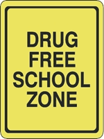 Drug free school zone Logo download
