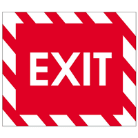 EXIT RED ROAD SIGN Logo download