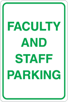 Faculty and staff parking Logo download