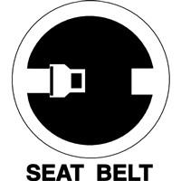 FASTEN SEAT BELT SIGN Logo download
