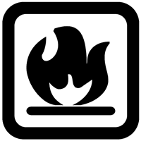 FIRE HAZARD SIGN Logo download