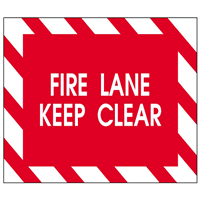 FIRE LANE KEEP CLEAR Logo download