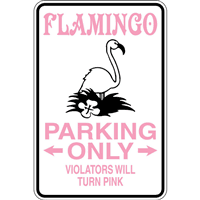 FLAMINGO PARKING ONLY Logo download
