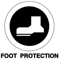 FOOT PROTECTION SIGN Logo download