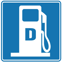GAS STATION COLOR SIGN Logo download