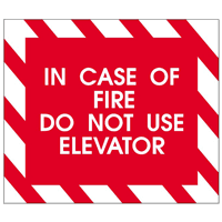 IN CASE OF FIRE DO NOT USE Logo download