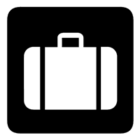 LUGGAGE CHECK AIRPORT SIGN Logo download