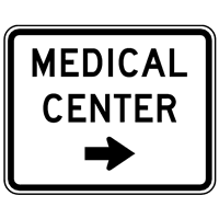 MEDICAL CENTER TRAFFIC SIGN Logo download