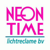 neon time Logo download