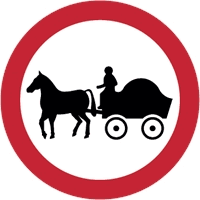 No horse vehicles Logo download