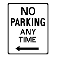 NO PARKING ANY TIME Logo download