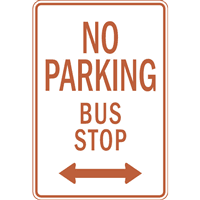 NO PARKING BUS STOP Logo download