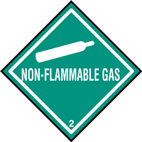 NON-FLAMMABLE GAS Logo download
