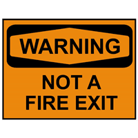 NOT A FIRE EXIT Logo download