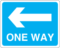 One way left Logo download