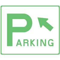 PARKING DIRECTION SIGN Logo download
