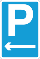 Parking to the left Logo download