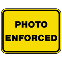 PHOTO ENFORCED SIGN Logo download