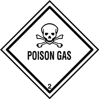 POISON GAS SKULL SIGN Logo download