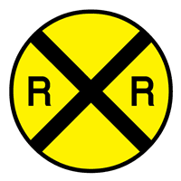 RAILROAD CROSSING ADVANCE SIGN Logo download