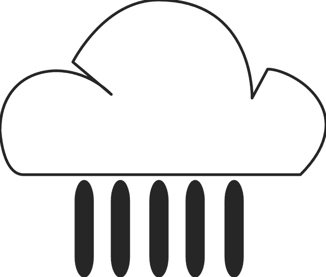 RAIN SHOWERS WEATHER SYMBOL Logo download