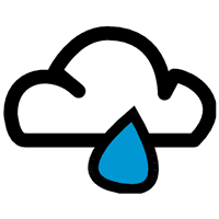 RAIN WEATHER SYMBOL Logo download