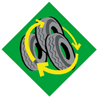 RECYCLE TIRES Logo download