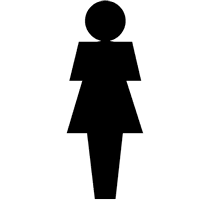 RESTROOM FOR LADIES SIGN Logo download