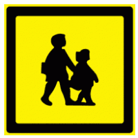 School Bus Warning Sign (UK) Logo download