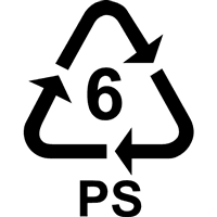 SYMBOL OF POLYSTYRENE 6 Logo download