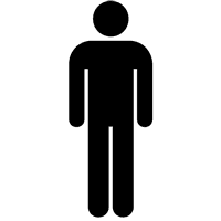 TOILET FOR MEN SIGN Logo download