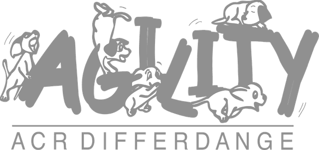amateurs du chien de race agility Logo download