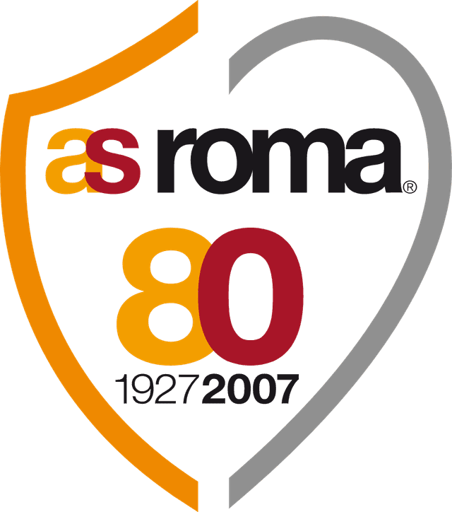 AS ROMA 80° anniversary Logo download