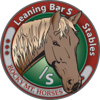 Leaning Bar S Rocky Mountain Horse Stables Logo download