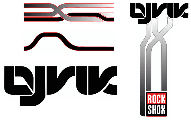 Rock Shox Lyrik - MTB Fork Decals Logo download